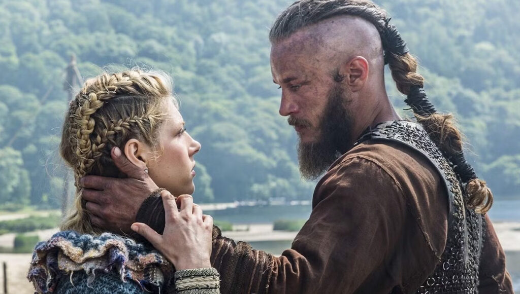 Lagertha e Ragnar juntos