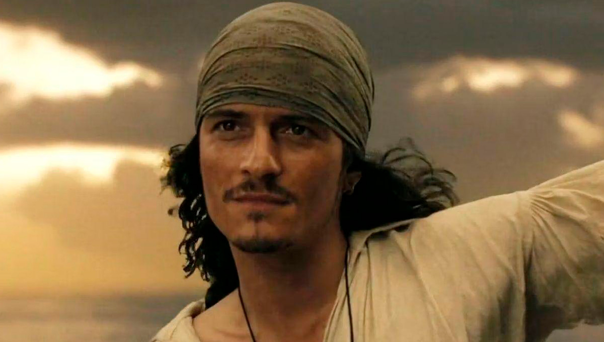 Orlando Bloom em Piratas do Caribe