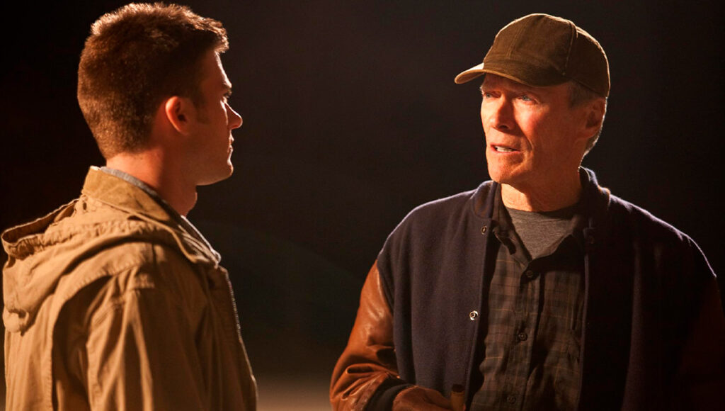 Clint Eastwood e Scott Eastwood em Curvas da Vida