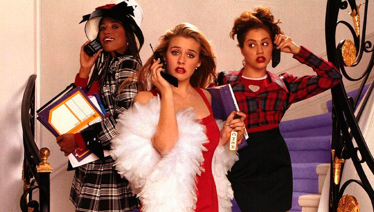 As atrizes Alicia Silverstone, Brittany Murphy e Stacey Dash em "As Patricinhas de Beverly Hills"